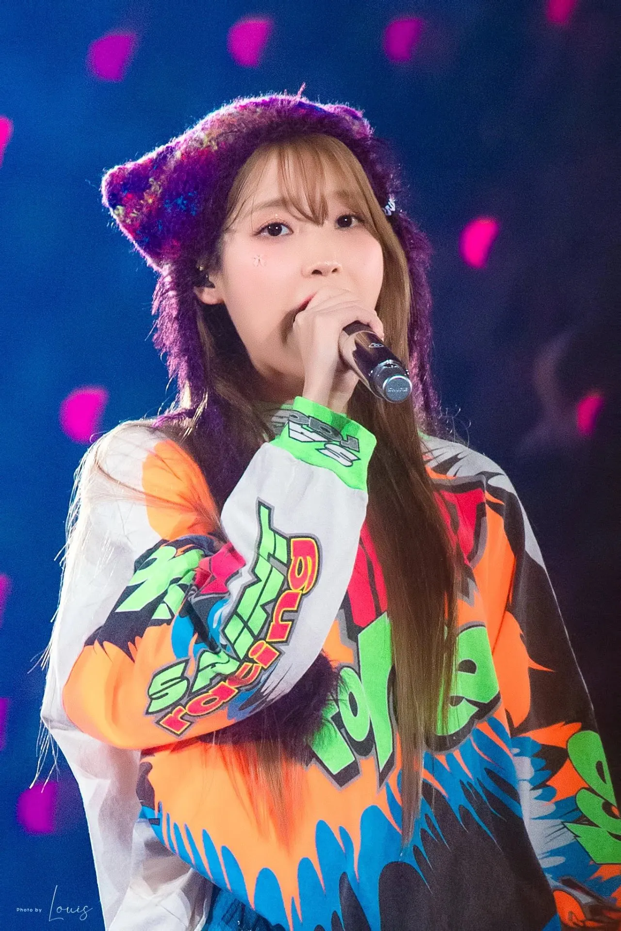 Today IU's upper body blessing SAINT MICHAEL 24SS SAINT FORCE L/S TEE new racing retro long sleeve beige S-XL
